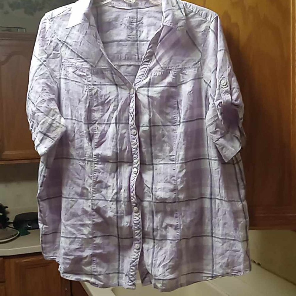 SONOMA WOMENS TOP SHIRT BLOUSE  1X